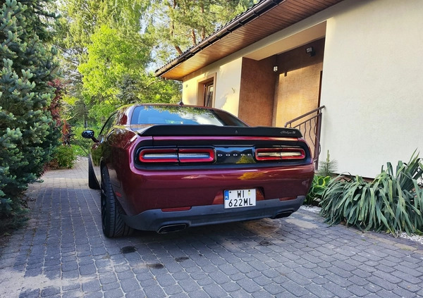 Dodge Challenger cena 167500 przebieg: 54000, rok produkcji 2018 z Warszawa małe 46